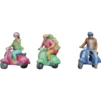 NOCH 35835 N Scooterrijders figuren Geverfd, Zittend - thumbnail