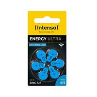 Intenso Energy Ultra gehoorapparaten batterij PR 44-675 6 stuks blister - thumbnail