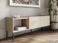 Tv-meubel JULIE 2 deuren acacia/olijf - thumbnail