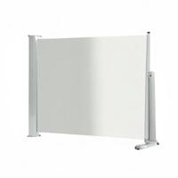 Tuinscherm uittrekbaar 80x300 cm crme - thumbnail