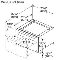 Siemens WZDP20D verhoger Droger accessoire - thumbnail