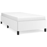 Bedframe kunstleer wit 100x200 cm - thumbnail