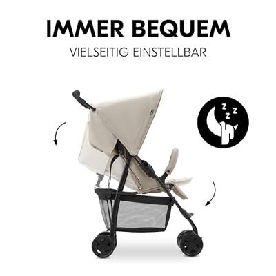 HAUCK - Kinderwagen - SPORT - Opvouwbaar & Liggend - Zonnekap - 4 Wielen - Blauw