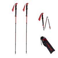 Kije Viking Spider FS Zwart/rood 130 cm - thumbnail