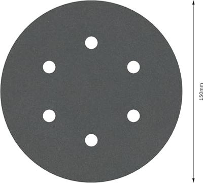 Bosch Accessoires 5 Excenter Ø150mm F355 Best for Coatings+Composite 6/400 - 2608605130