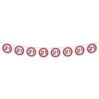 21 Jaar Verkeersbord Slinger - 12 meter - thumbnail