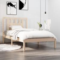 Bedframe massief grenenhout 90x200 cm - thumbnail