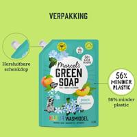 Marcel&apos;s Green Soap Wasmiddel kleur - peach jasmine - navulling - 1 liter - thumbnail