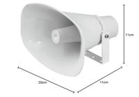 Omnitronic HSO-50 PA-drukkamerluidspreker Wit 1 stuk(s) - thumbnail