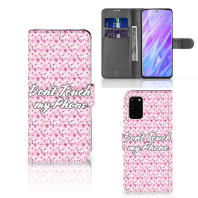 Samsung Galaxy S20 Plus Portemonnee Hoesje Flowers Pink DTMP Samsung Galaxy S20 Plus Portemonnee Hoesje Flowers Pink DTMP