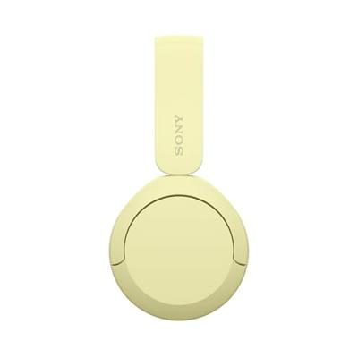 Sony WH-CH520 Draadloze on-ear Bluetooth-koptelefoon, Geluid van hoge kwaliteit, Lichtgewicht ontwerp, Batterijduur tot 50 uur, Snel opladen, EQ, Heldere gesprekskwaliteit, iOS & Android - Geel
