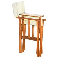 VidaXL Regisseursstoelen 2 st massief acaciahout - thumbnail