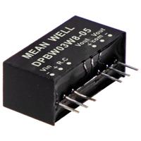 MEAN WELL DPBW03W8-05 DC/DC-converter 0.300 A 3 W Inhoud 1 stuk(s) - thumbnail