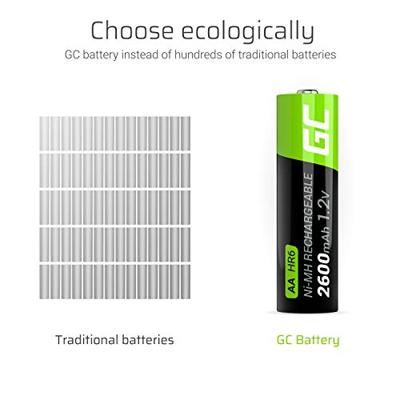 Green Cell HR6 Oplaadbare AA batterij (penlite) NiMH 2600 mAh 1.2 V 2 stuk(s)