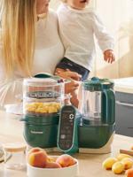 Multifunctionele keukenrobot Nutribaby + van BABYMOOV groen - thumbnail