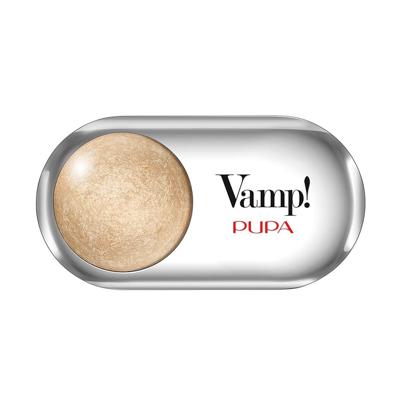 Pupa Milano - Pupa Vamp! Wet & Dry Eyeshadow 1 g 201 Champagne Gold Oogschaduw Dames Pupa Milano - Pupa Vamp! Wet & Dry Eyeshadow 1 g 201 Champagne Gold Oogschaduw Dames