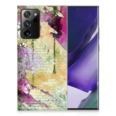Smartphone hoesje Samsung Galaxy Note20 Ultra Letter Painting