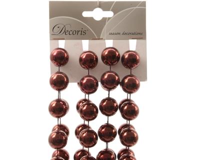 Kralenketting plastic xxl 20mmx270cm ossenbloed KSD - Ksd
