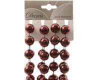 Kralenketting plastic xxl 20mmx270cm ossenbloed KSD - Ksd - thumbnail