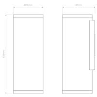 Astro - Ava 200 Coastal buiten Wandlamp - thumbnail