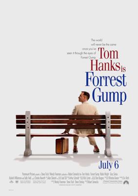 Poster- Tom Hanks is Forrest Gump, Originele Filmposter, Premium kwaliteit, Professioneel Fotopapier