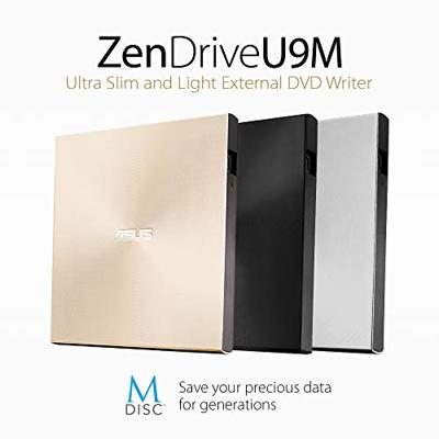 ASUS Optical ZenDrive U9M Goud - thumbnail