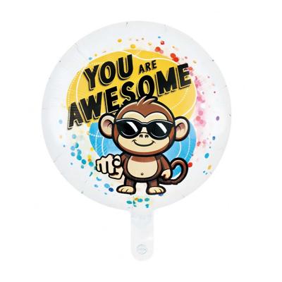 You Are Awesome Folieballon Aap Rond (46cm)