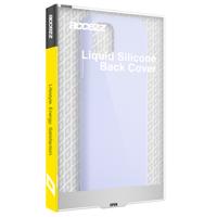Accezz Liquid Silicone Backcover iPhone 13 Mini Telefoonhoesje Paars - thumbnail