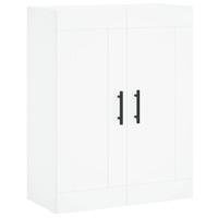 Wandkast 69,5x34x90 cm bewerkt hout wit - thumbnail