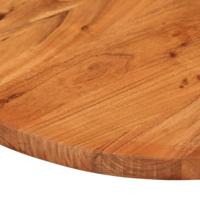 Tafelblad ovaal 140x60x3,8 cm massief acaciahout - thumbnail