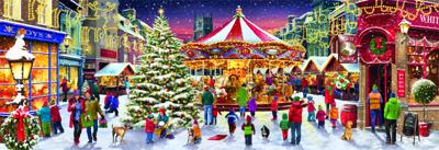 Clementoni Classic Collections Panorama Puzzel Kerst 1000 Stukjes