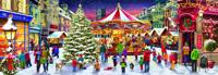 Clementoni Classic Collections Panorama Puzzel Kerst 1000 Stukjes - thumbnail