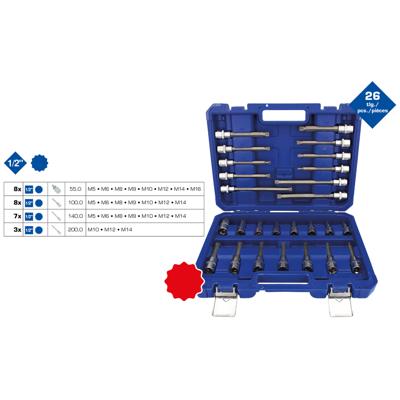 Brilliant Tools BT022026 BT022026 Verwisselbare koppen Brilliant Tools BT022026 BT022026 Verwisselbare koppen