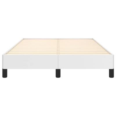 Bedframe kunstleer wit 120x200 cm
