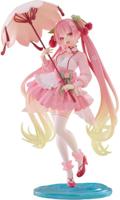 Hatsune Miku AMP PVC Statue Newley Written - Sakura Miku Sakura Dress Ver. - thumbnail