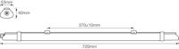 OSRAM HOMELIGHTING Submarine Integrated Slim Value 0.6M 10W 4000K LED-lamp voor vochtige ruimte - thumbnail