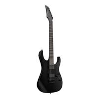 Ibanez Iron Label RGRTB621 Black Flat elektrische gitaar - thumbnail