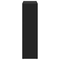 Kamerscherm / boekenkast 102x29x103,5 cm bewerkt hout zwart - thumbnail