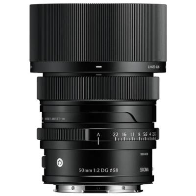 SIGMA 50mm f/2 DG Contemporary L-mount - Zwart