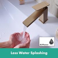 Hansgrohe Tecturis E fonteinkraan 80 met rechte greep voor koud water of vooraf ingestelde watertemperatuur zonder waste, Brushed Bronze - thumbnail