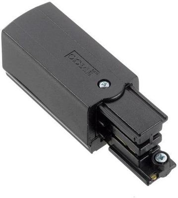 Nordic aansluitstuk tbv. rail zwart links 3-fas 5050016