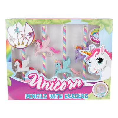 Unicorn potlodenset 5-delig met slijper