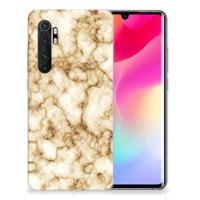 Xiaomi Mi Note 10 Lite | TPU | Siliconen hoesje | Marmer Goud - thumbnail