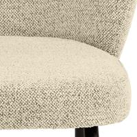 Sohome Eetkamerstoel 'Sophia' Bouclé, kleur Crème - thumbnail