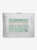 Gematigd dekbed van biologisch katoen wit - thumbnail