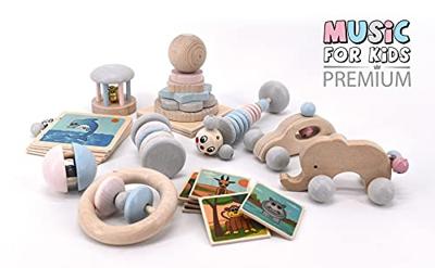 Voggenreiter 1232 Tic Toc houten rammelaar boom met belletje