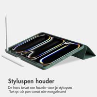 Accezz Smart Silicone Bookcase voor Apple iPad Pro 11 (2024) M4 Tablethoesje Groen - thumbnail