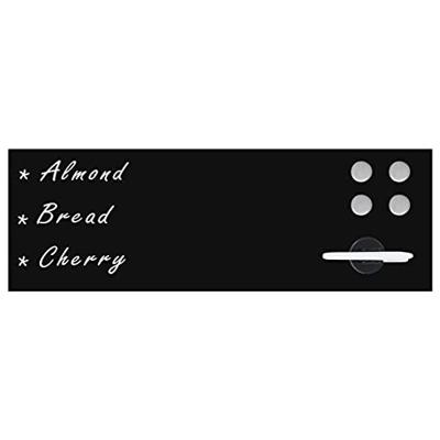 VidaXL Schoolbord voor aan de wand magnetisch 60x20 cm glas