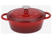 SILVERCREST Gietijzeren pan 25 cm 3 L (Rood) - thumbnail