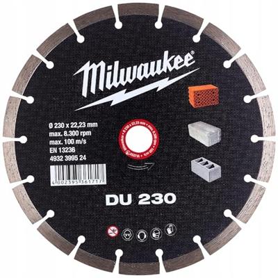 Milwaukee Diamantdoorslijpschijven DU DU 230 mm 1 st - 4932399524 Milwaukee Diamantdoorslijpschijven DU DU 230 mm 1 st - 4932399524